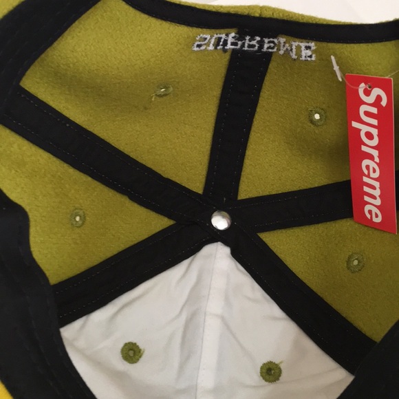 Supreme wool s logo 6 panel hat nov 9th drop new - Picture 7 of 8